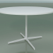 3D Modell Runder Tisch 5516, 5536 (H 74 - Ø 119 cm, Weiß, V12) - Vorschau