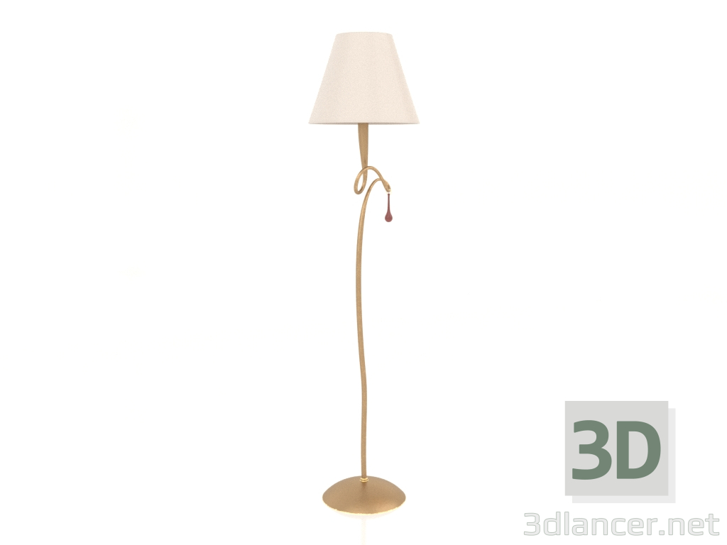 3d model Lámpara de pie (3543) - vista previa