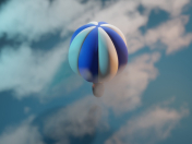 Облако на воздушном шаре