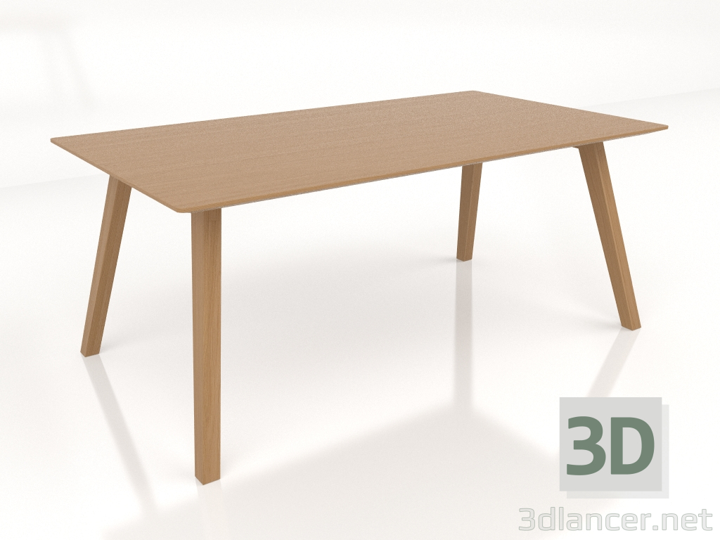 3D modeli Yemek masası 180 - önizleme