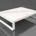 modèle 3D Table basse 120 (DEKTON Aura, Blanc) - preview