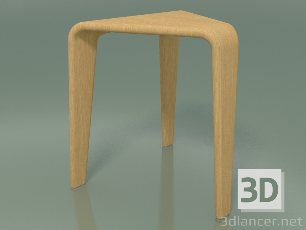 3d model Table 3800 (H 44 cm, Natural oak) - preview