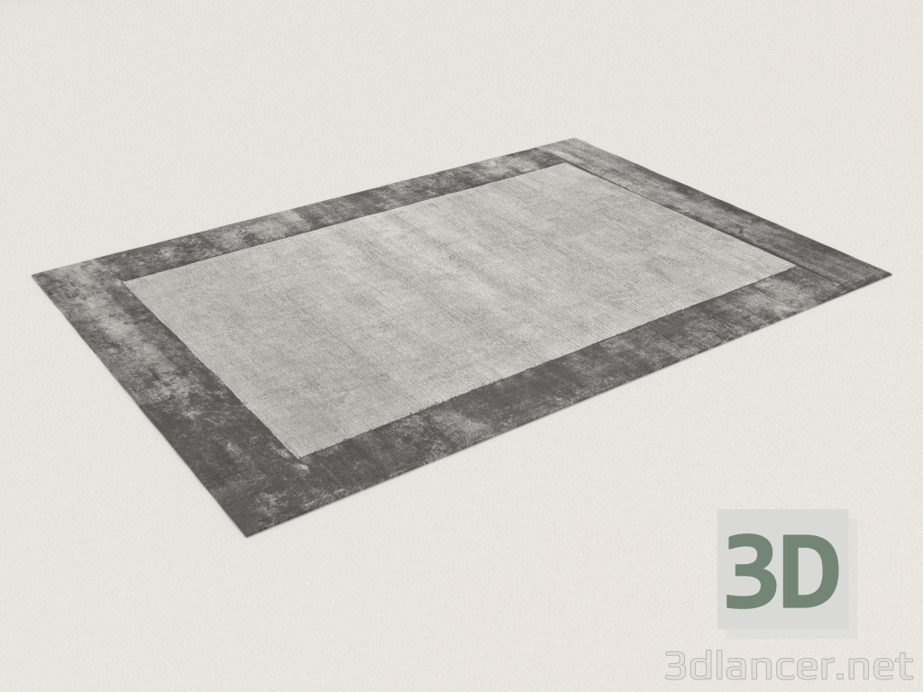 3D Modell Teppich ARACELIS STAHLGRAU (160x230) - Vorschau