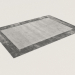 3D Modell Teppich ARACELIS STAHLGRAU (160x230) - Vorschau