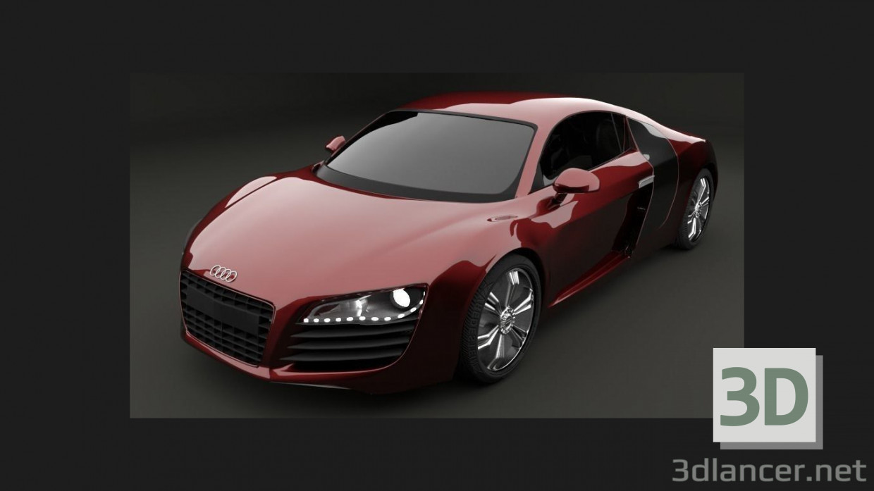 modèle 3D de Audi R8 acheter - rendu