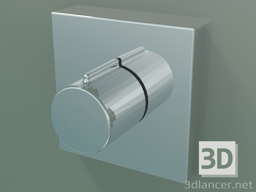 3D Modell Steuerung zur Durchflussregelung in Verbindung mit xTool-Thermostat (36 316 980-00) - Vorschau