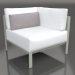 modello 3D Modulo divano, sezione 6 (Grigio cemento) - anteprima