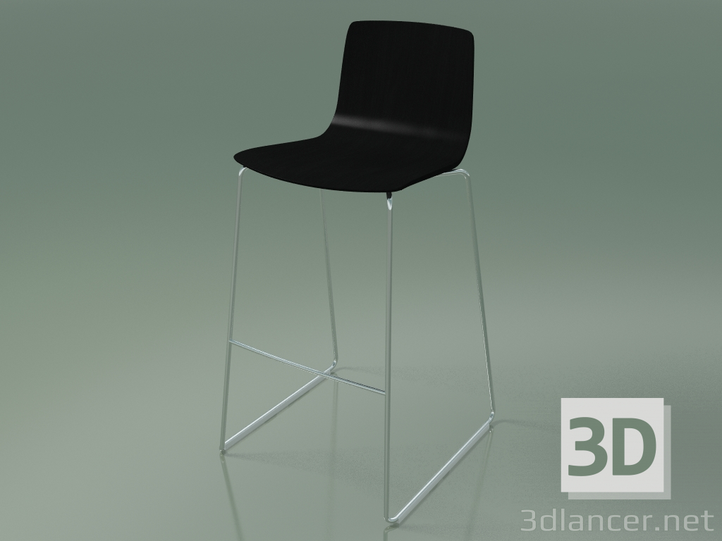 modèle 3D Chaise de bar 3912 (bouleau noir) - preview