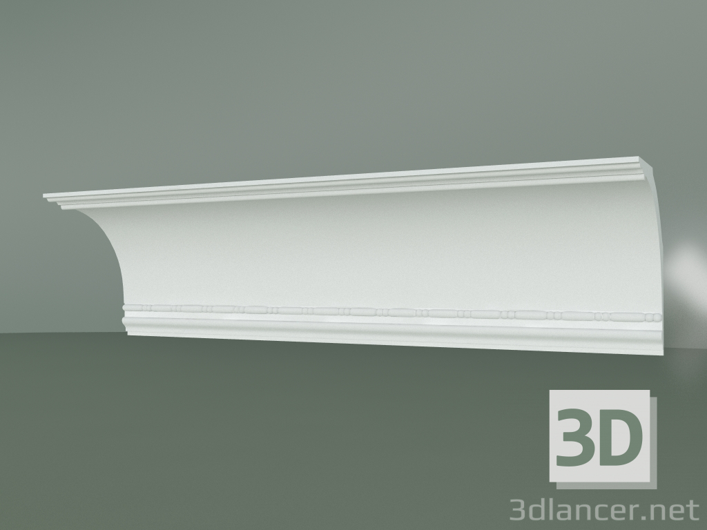 3D modeli KV072 süslemeli alçı korniş - önizleme