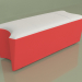 3d model Inner section L Molecule (Red-White leather) - preview
