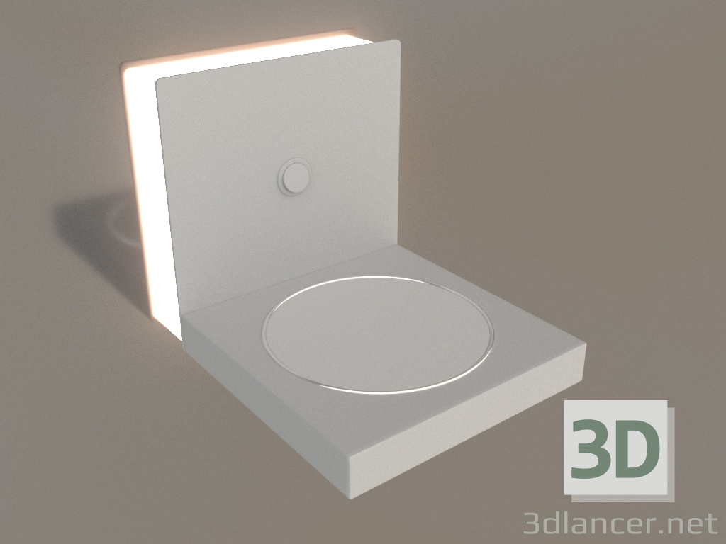 3D Modell Wandleuchte (6754) - Vorschau