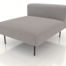 3D Modell Sofamodul 1 Sitzer - Vorschau