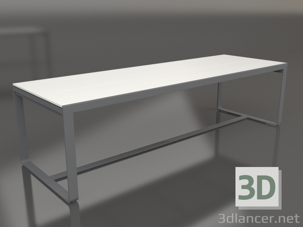 3d model Dining table 270 (DEKTON Zenith, Anthracite) - preview