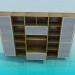 3d model Brown cabinet - preview