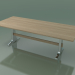 3d model Dining table (133, Rovere Sbiancato) - preview
