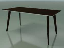 Rechteckiger Tisch 3504 (H 74 - 160 x 80 cm, M02, Wenge, Option 2)