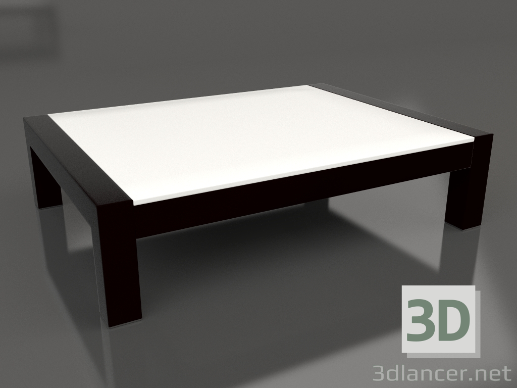 3d model Coffee table (Black, DEKTON Zenith) - preview