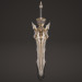 3d Fantasy sword_3/Меч фентези_3 model buy - render