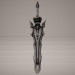 3D Fantazi kılıcı_3 / Maçın fentezi_3 modeli satın - render