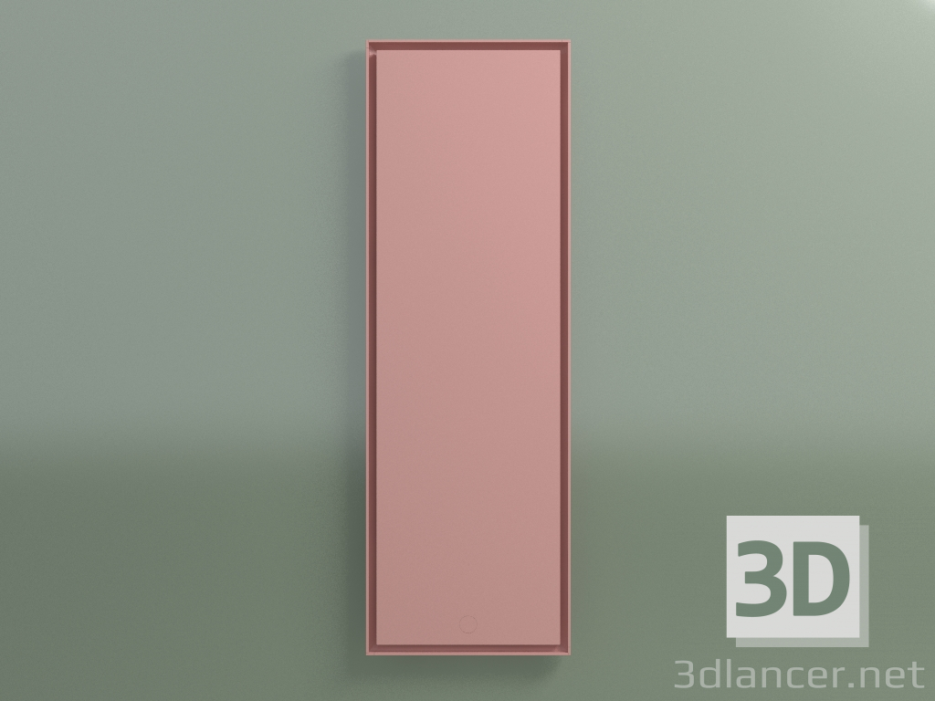 modello 3D Radiator Face (1800x600, rosa - RAL 3015) - anteprima
