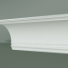 modello 3D Cornicione in gesso con ornamento KV074 - anteprima