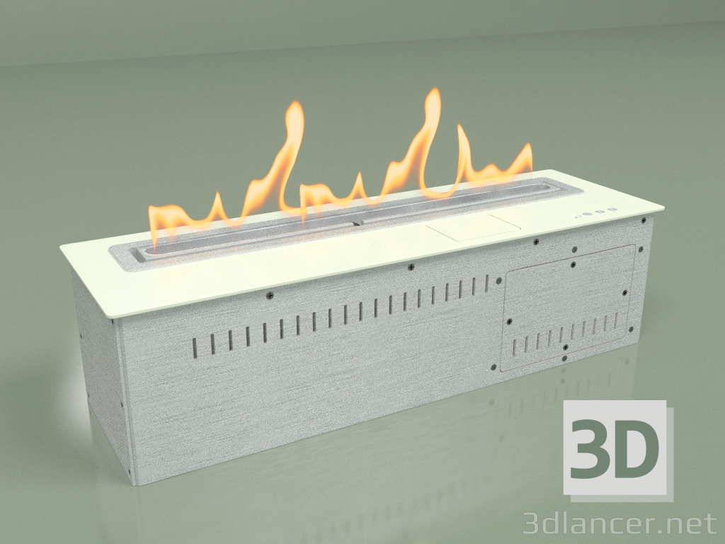 modèle 3D Biocheminée automatique Andalle 610 (argent) - preview
