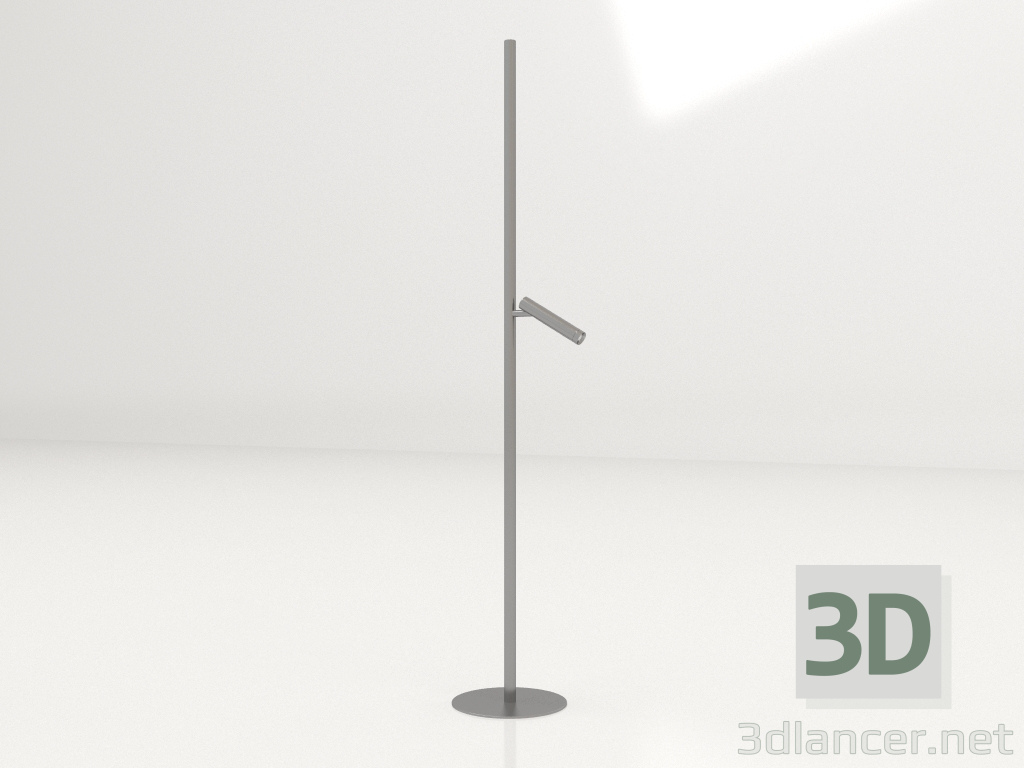 3D modeli Zemin lambası Arka ışık+ W - önizleme