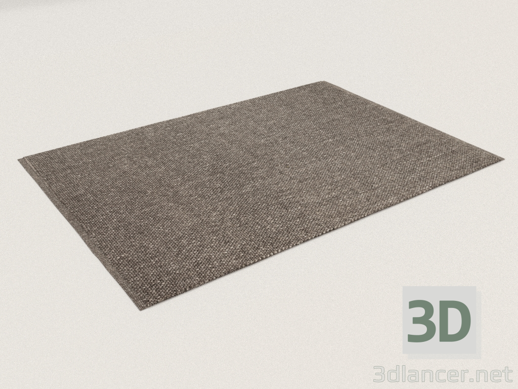 3D Modell Teppich CATALINA NATURAL RAVEN - Vorschau