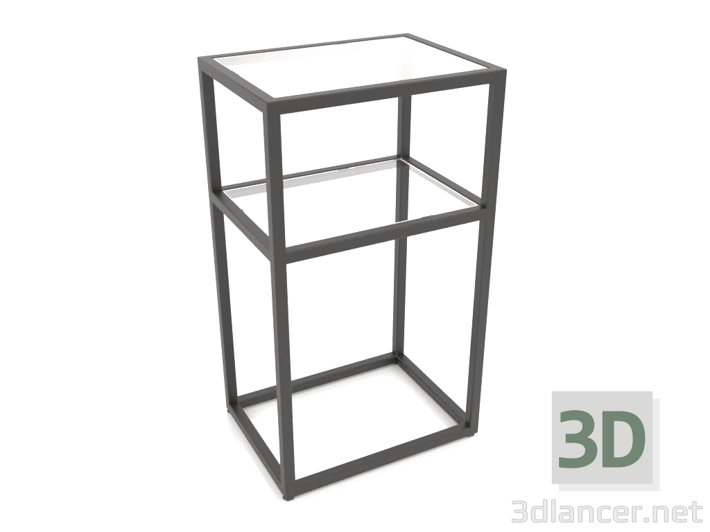 3d model Armario rectangular (VIDRIO, 40x30x70) - vista previa