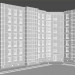 Edificio de apartamentos multifamiliar. 3D modelo Compro - render