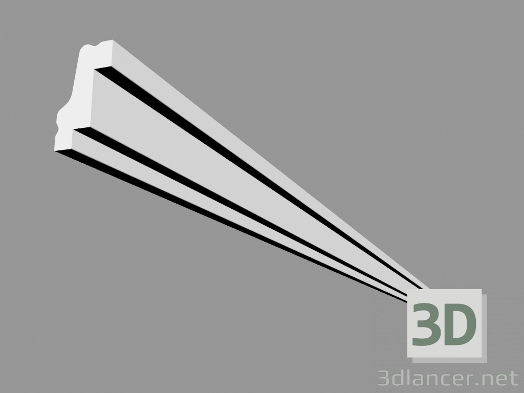 3d модель Карниз СВ530 (200 x 2.7 x 1.5 cm) – превью