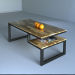 modèle 3D Table basse style LOFT - preview