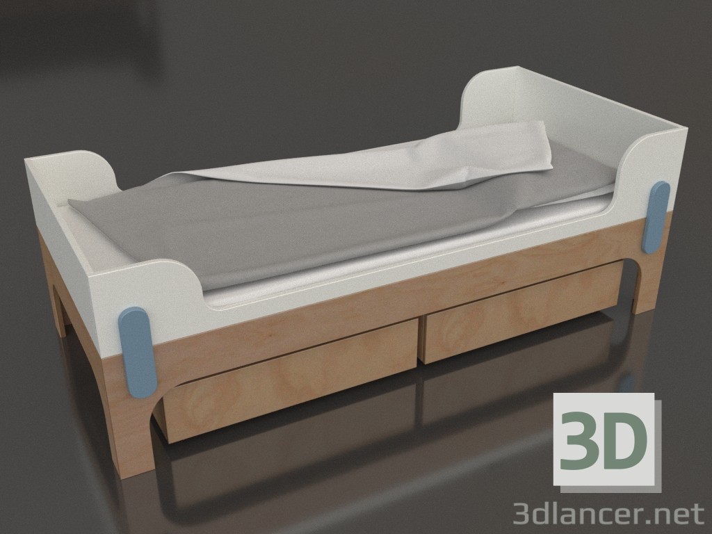 3d модель Ліжко TUNE Y (BZTYA1) – превью