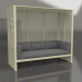 3D Modell Al Fresco Sofa mit Aluminiumrahmen (Gold) - Vorschau