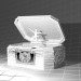 Caja de música 3D modelo Compro - render