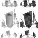 modello 3D di Grande lampadario raro di Arredoluce comprare - rendering