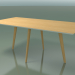 3D Modell Rechteckiger Tisch 3505 (H 74 - 180x90 cm, M02, natürliche Eiche, Option 1) - Vorschau
