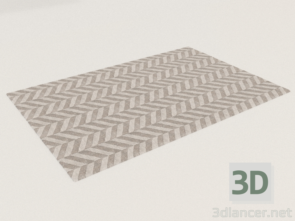 3D modeli Chelo halı (200x300) - önizleme