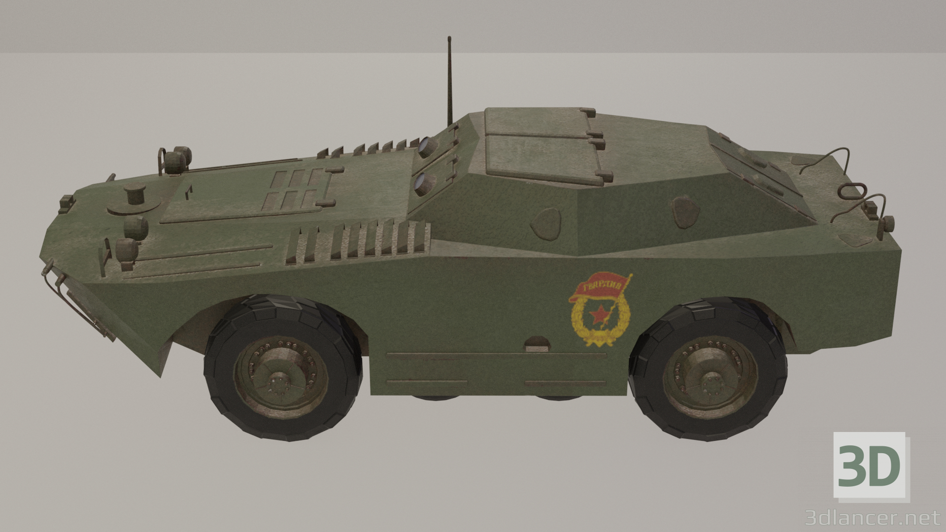 3D BRDM-1 Muhafız modeli satın - render