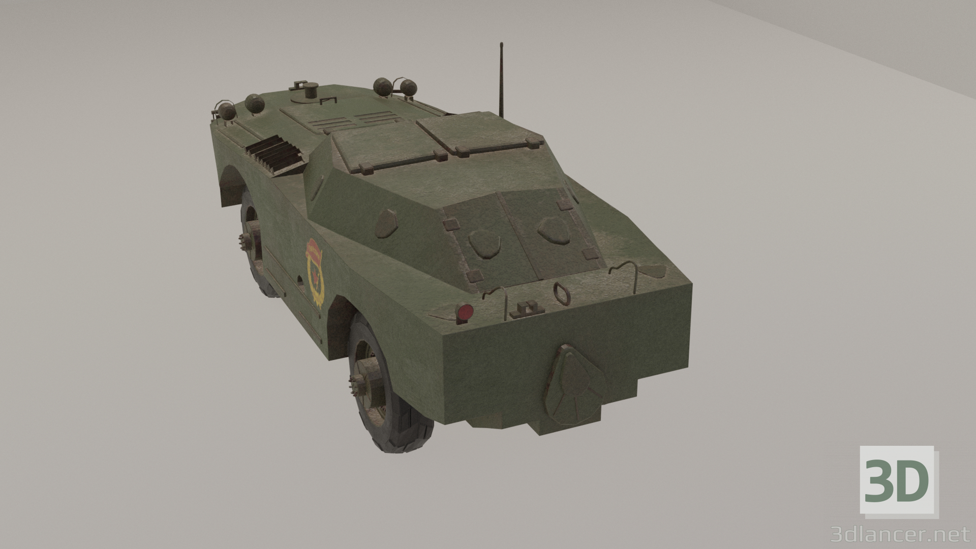 BRDM-1 Wache 3D-Modell kaufen - Rendern