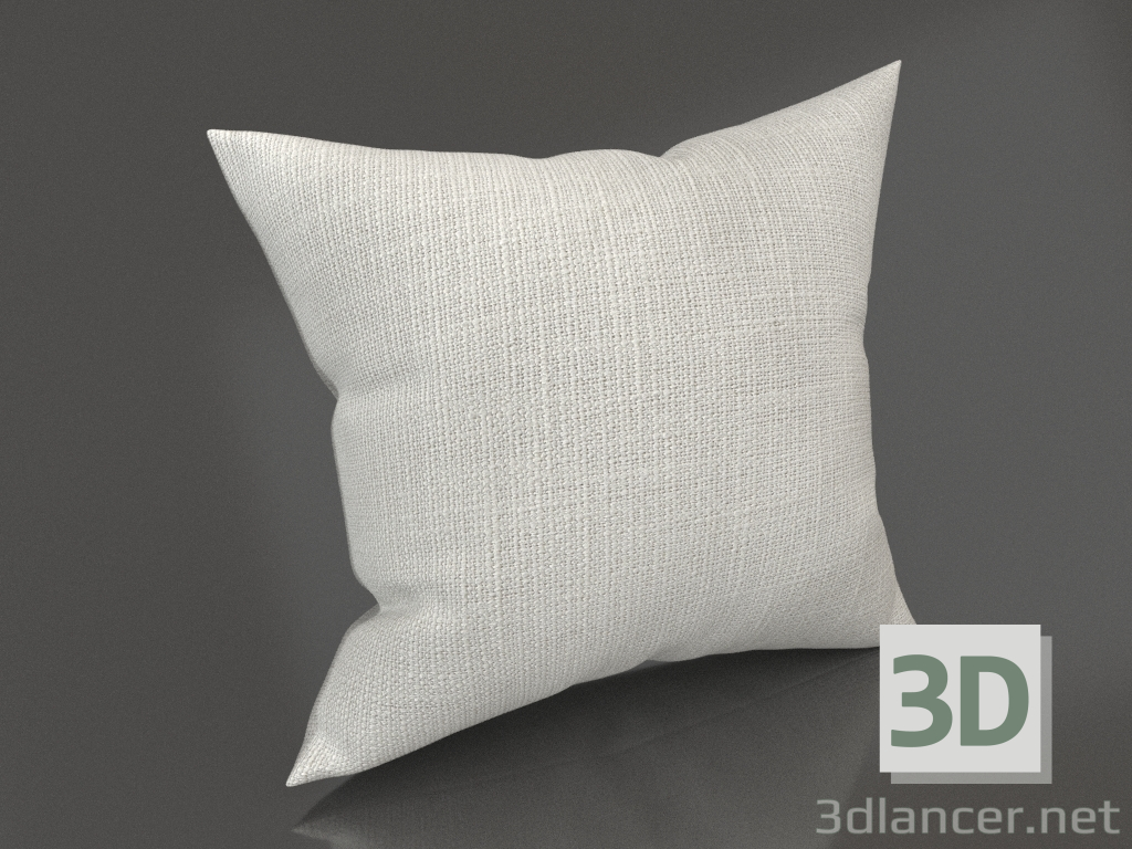 3D modeli Yastık İskandinavya (beyaz) - önizleme