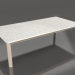 modello 3D Tavolino 70×140 (Sabbia, DEKTON Sirocco) - anteprima