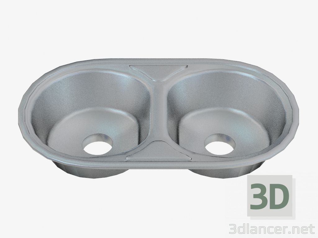 3D modeli Evye çelik Duet (ZYD-0203 95 157) - önizleme