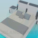 3 डी मॉडल बिस्तर के साथ बिस्तर - पूर्वावलोकन