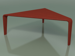 Tavolino 3850 (H 36-93 x 99 cm, rosso)
