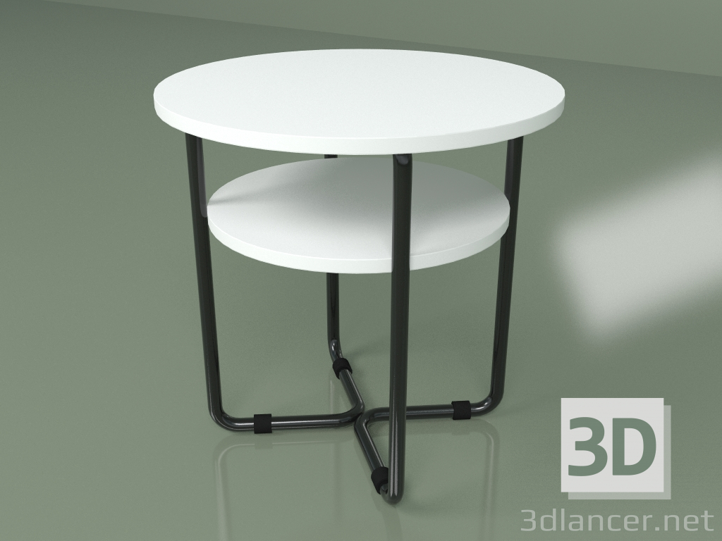 3d модель Журнальный стол (белый) – превью