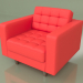 3d model Armchair Cosmo (Red leather) - preview
