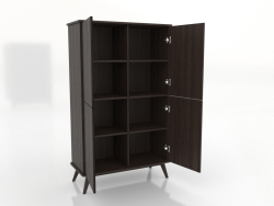 Mobile 5 1000x450x1650 mm (aperto, frassino noce)