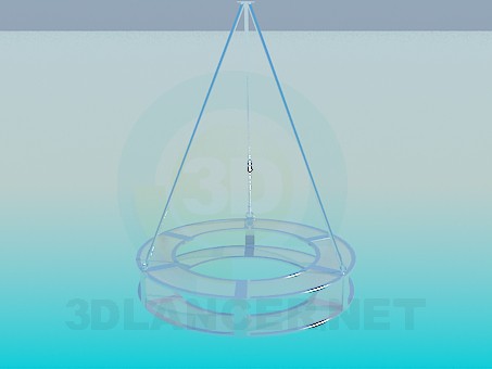 3d model The chandelier in the high-tech style - preview