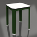 3d model Low stool (Bottle green) - preview